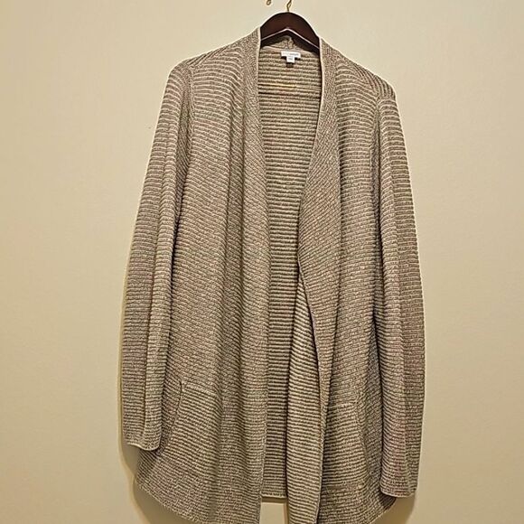 J. Jill cascade cardigan sweater size large - Picture 1 of 7